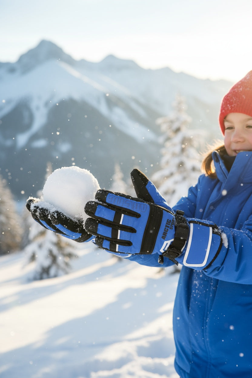 Kids ski gloves C062