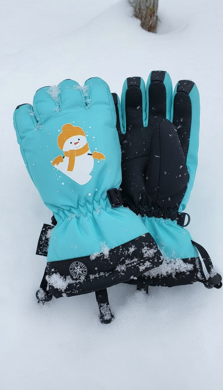 Kids ski gloves C064