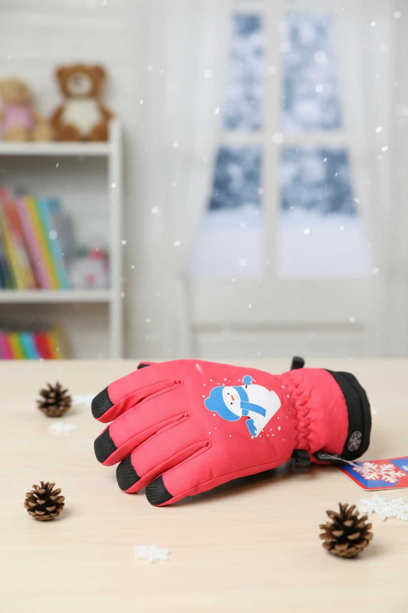 Kids ski gloves C064