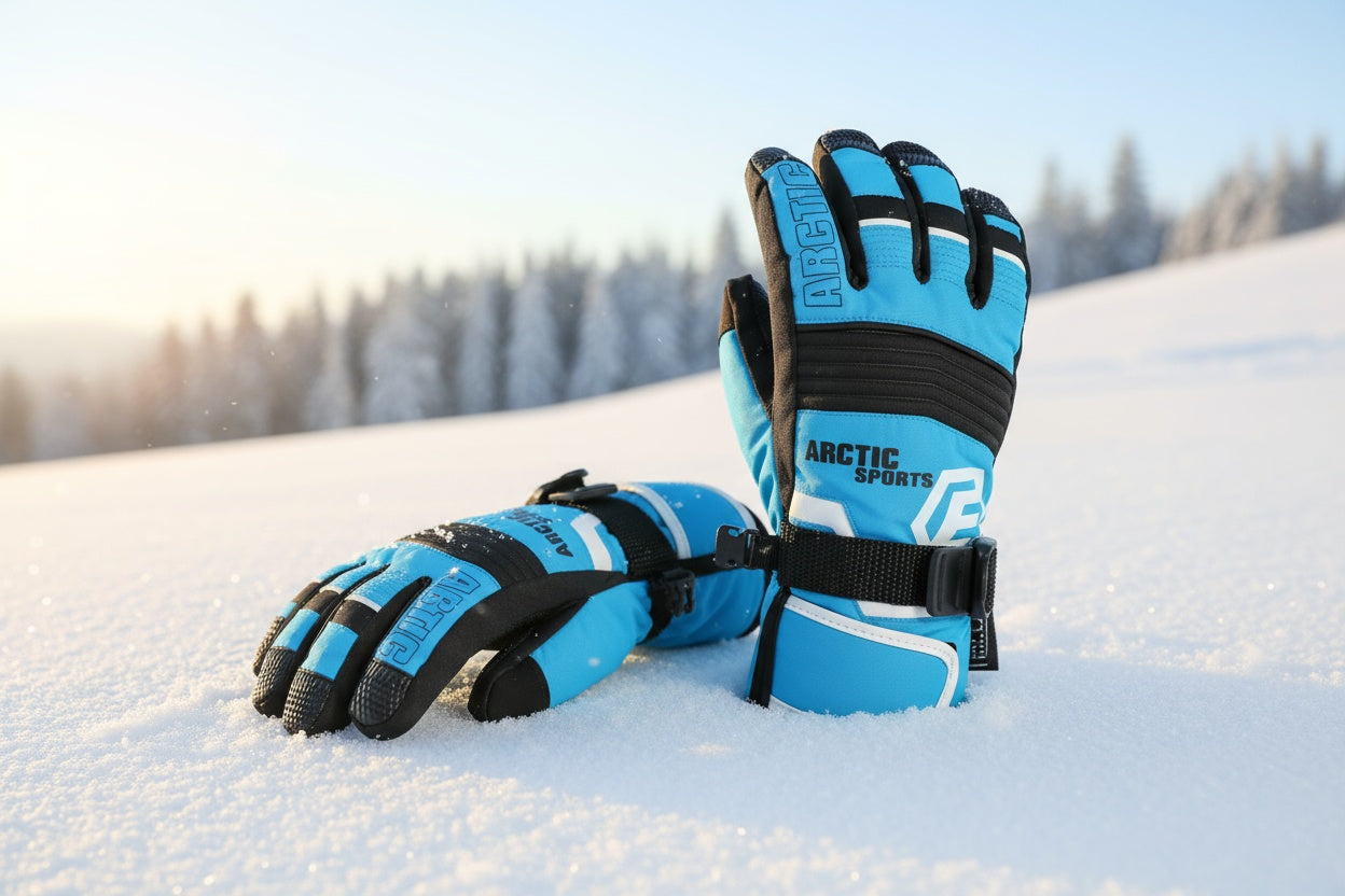 Kids ski gloves C075