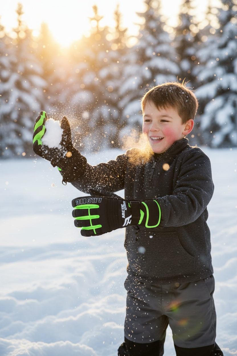 Kids ski gloves C075
