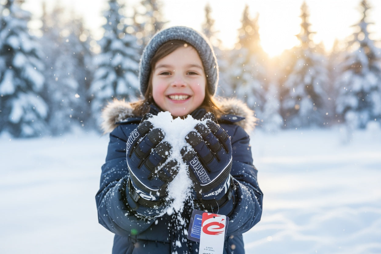 Kids ski gloves C075