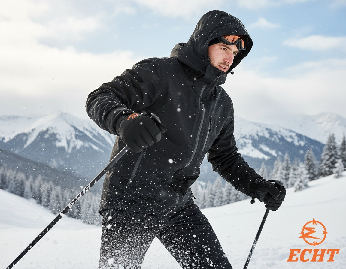 Mens ski gloves HX004-1