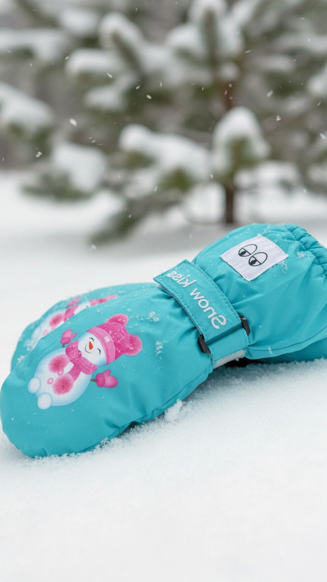 Kids ski gloves c081