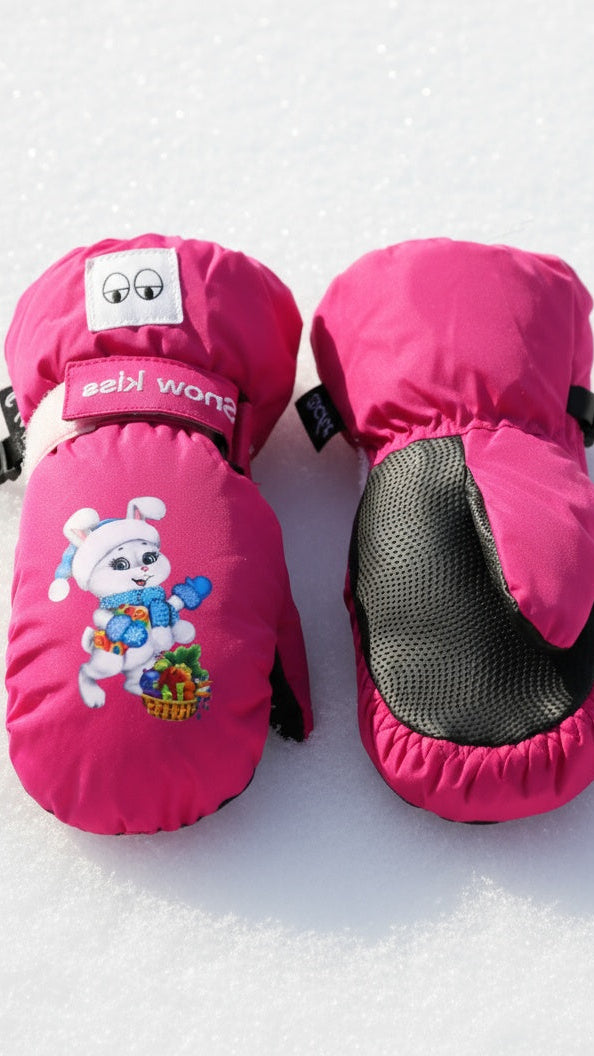 Kids ski gloves c081