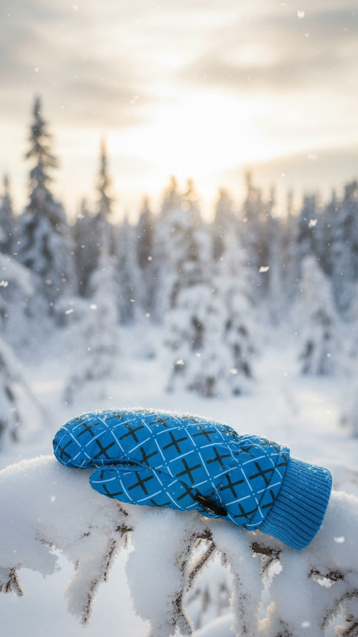 Kids ski gloves C086