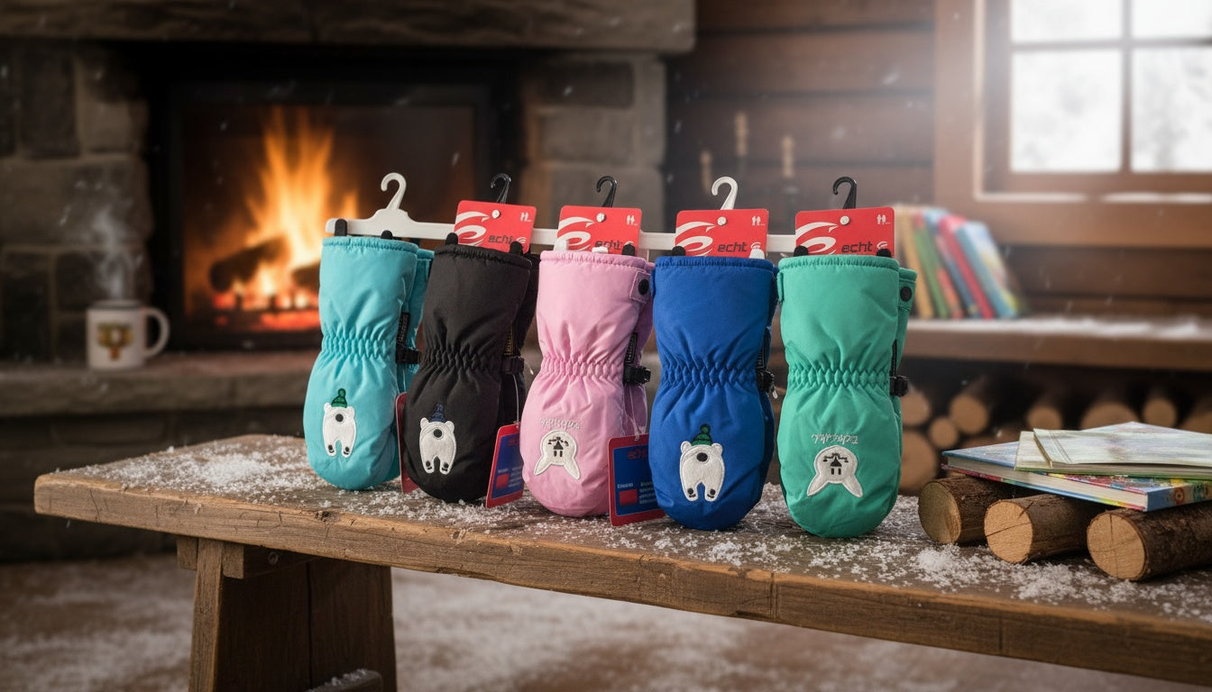 Kids ski gloves C072