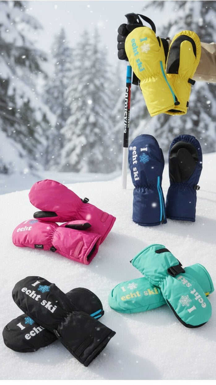 Kids ski gloves C083