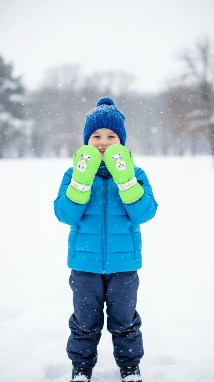 Kids ski gloves С082