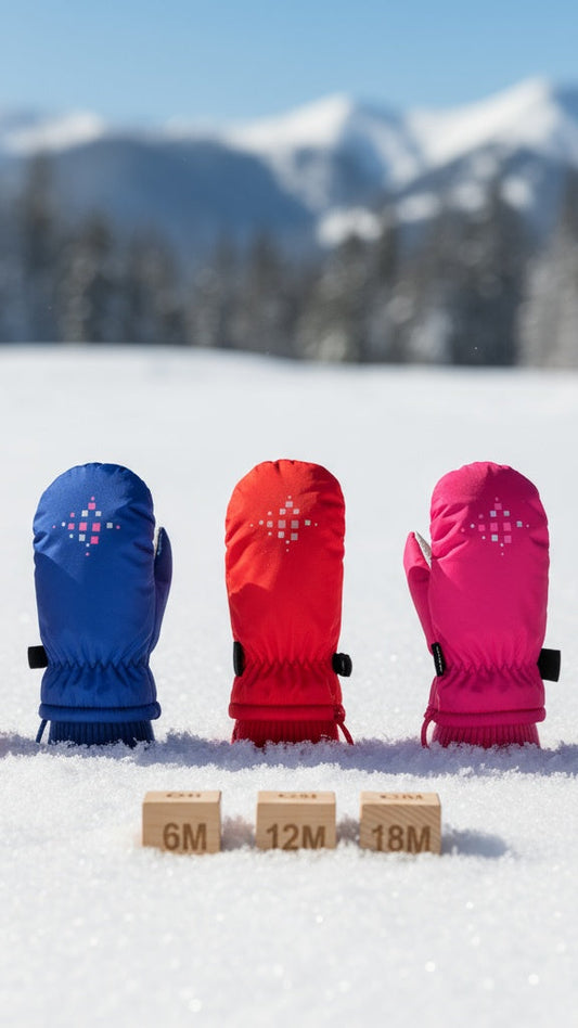 Kids ski gloves C087