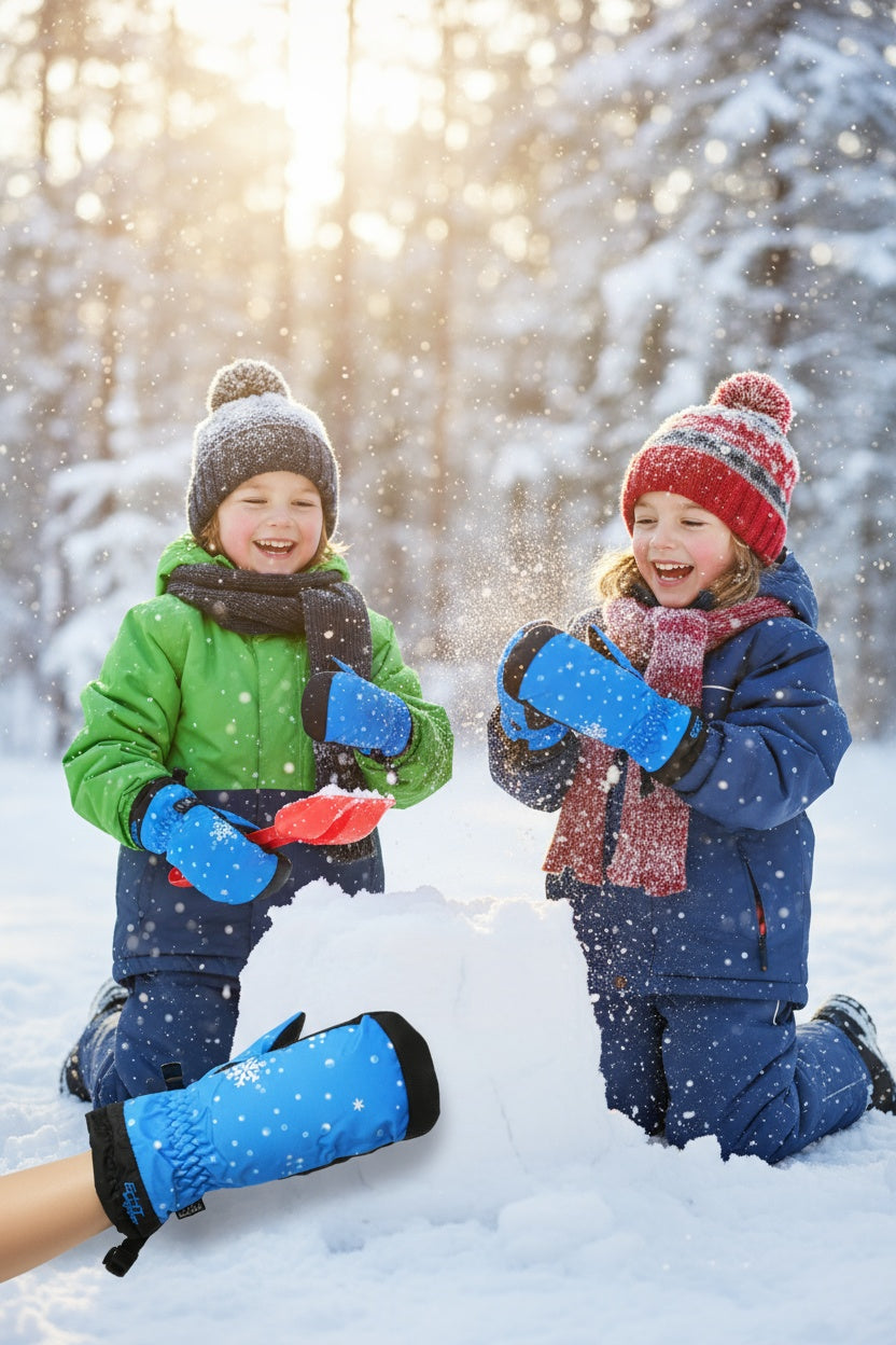 Kids ski gloves C059