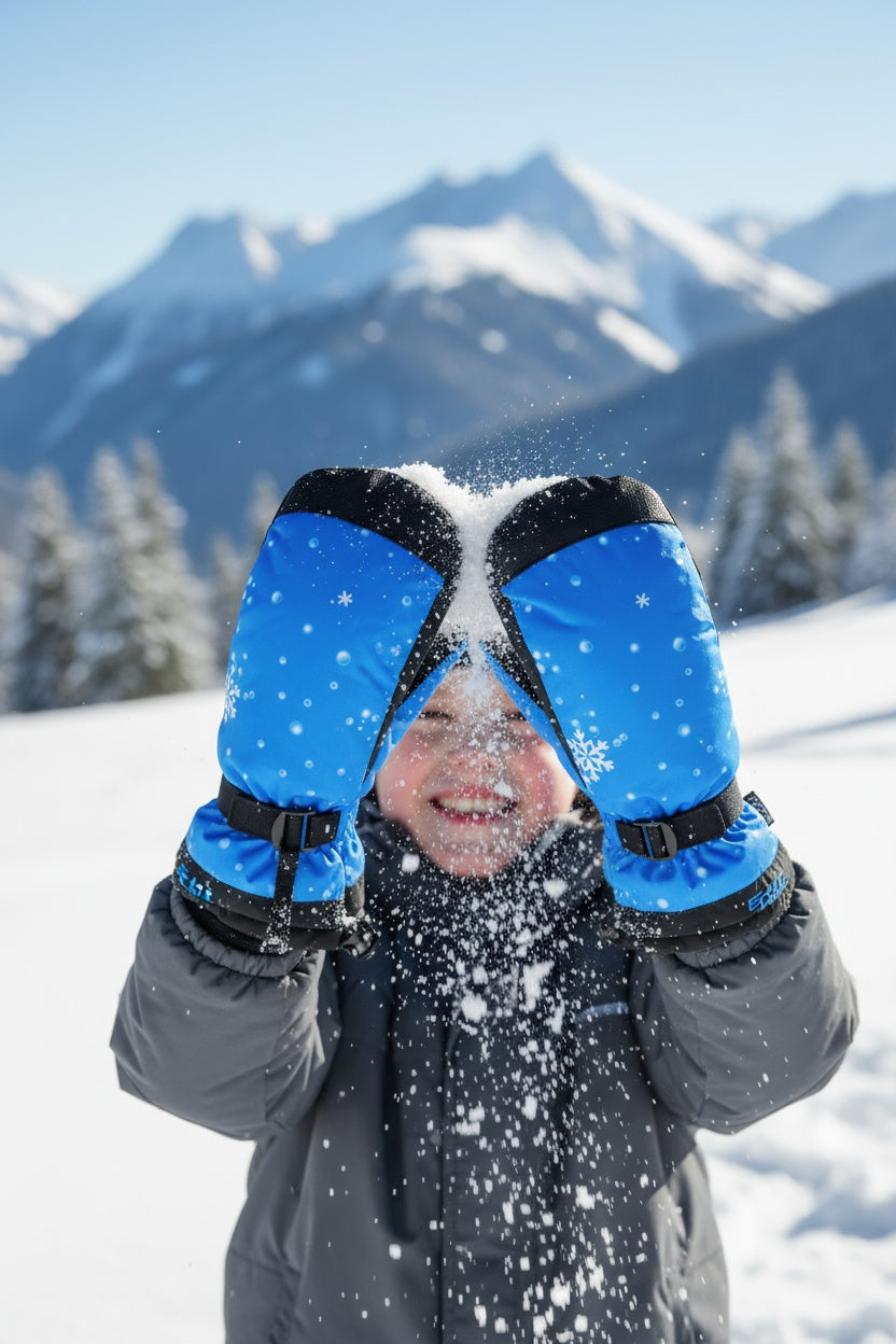 Kids ski gloves C059