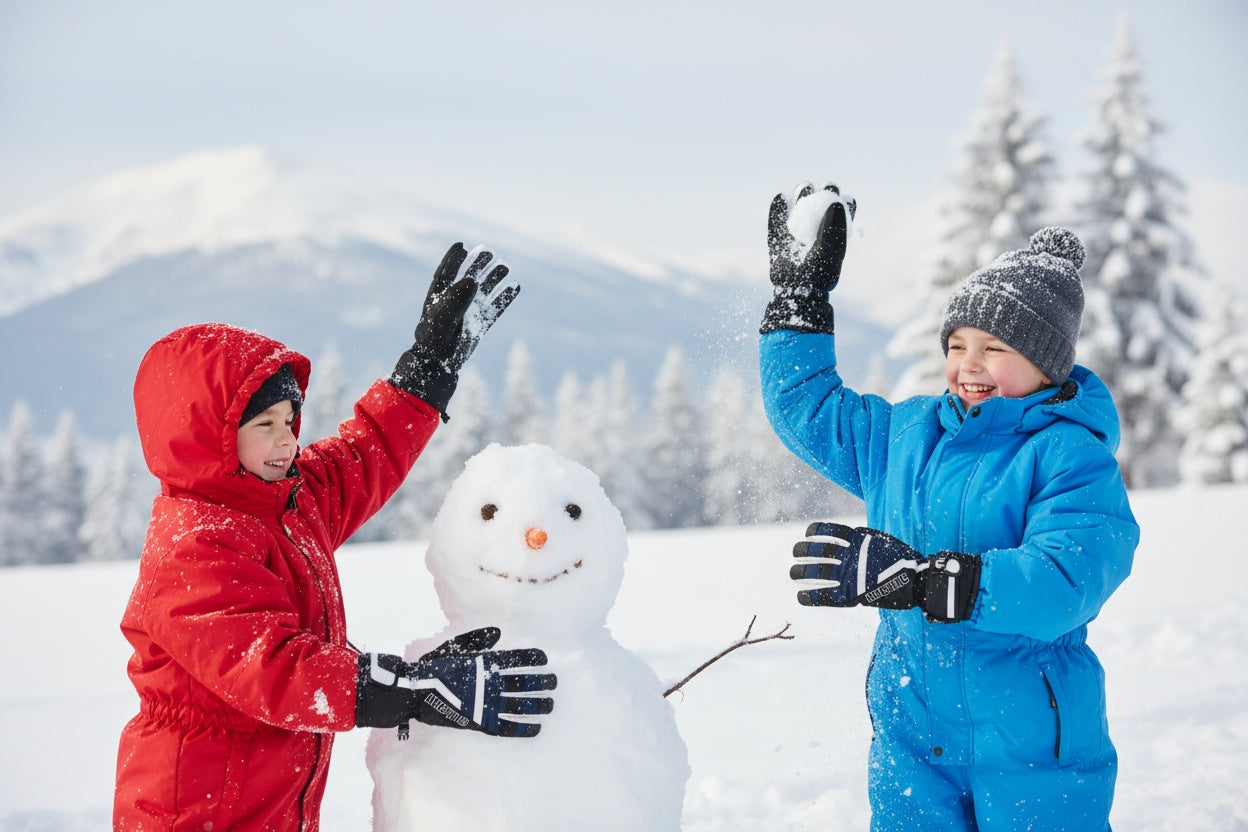 Kids ski gloves C061