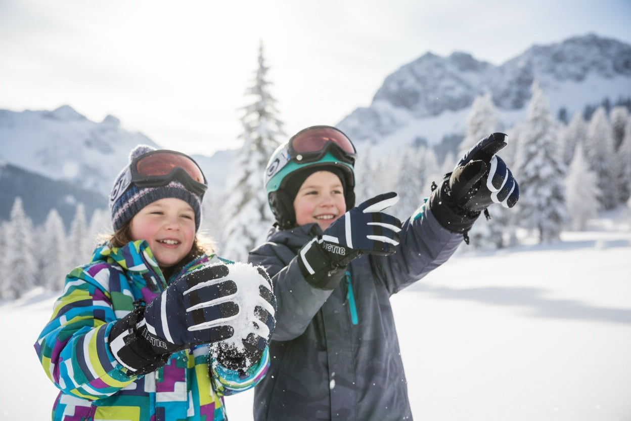 Kids ski gloves C061