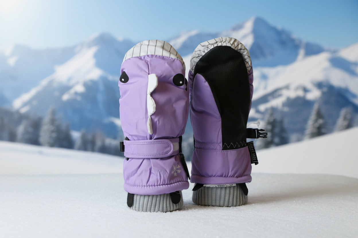 Kids ski gloves C071