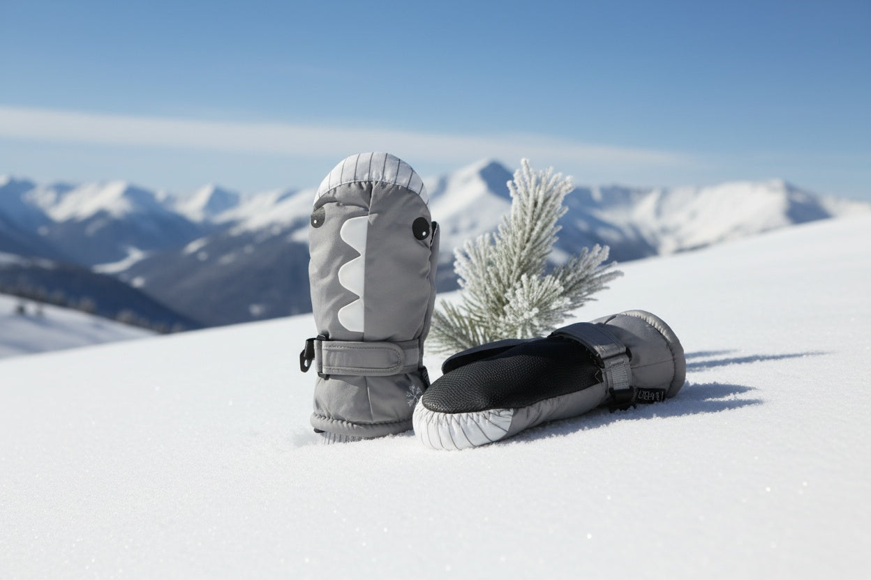 Kids ski gloves C071
