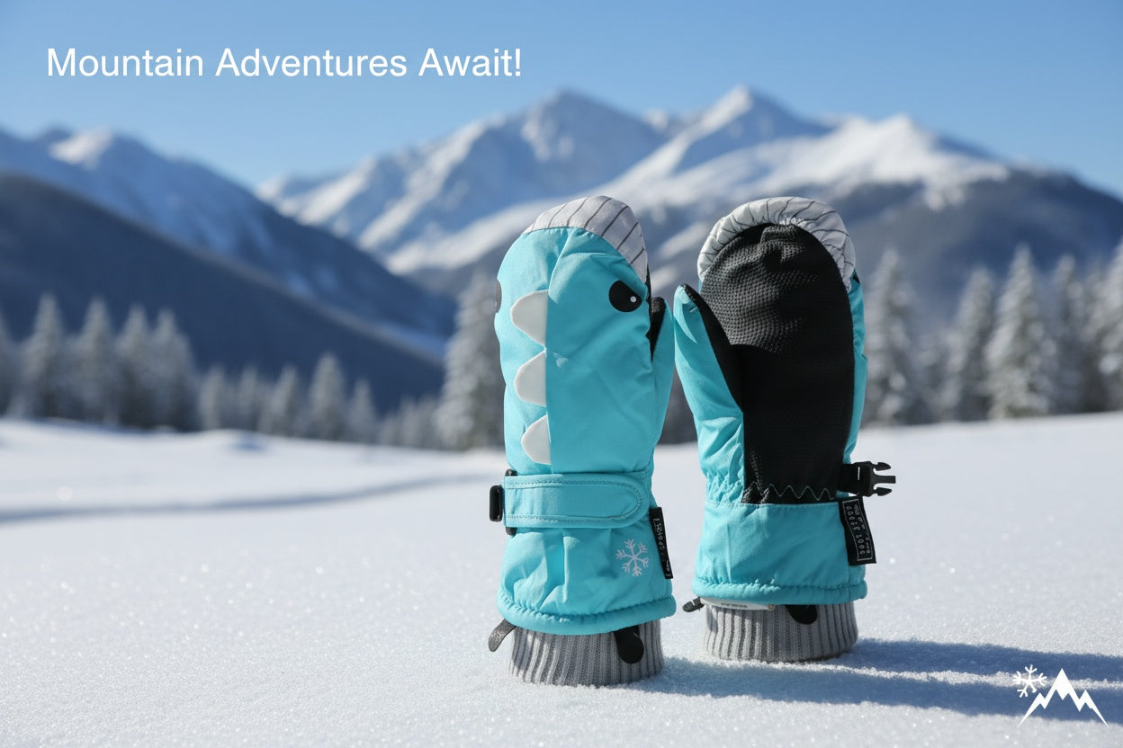 Kids ski gloves C071