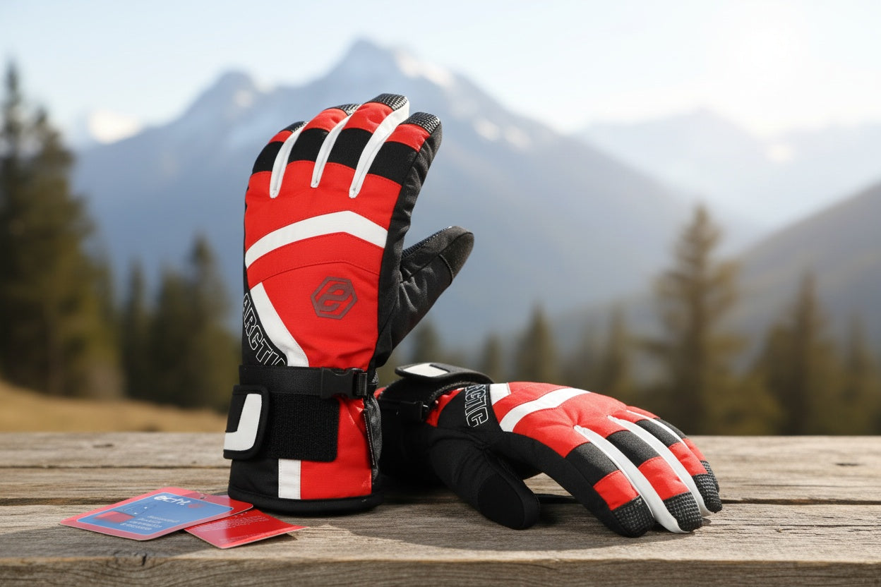Kids ski gloves C073