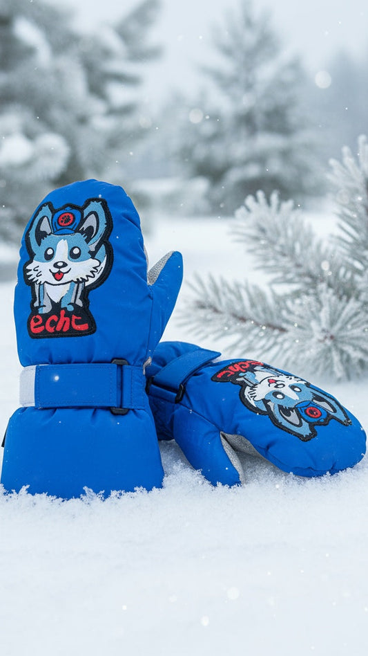 Kids ski gloves c076