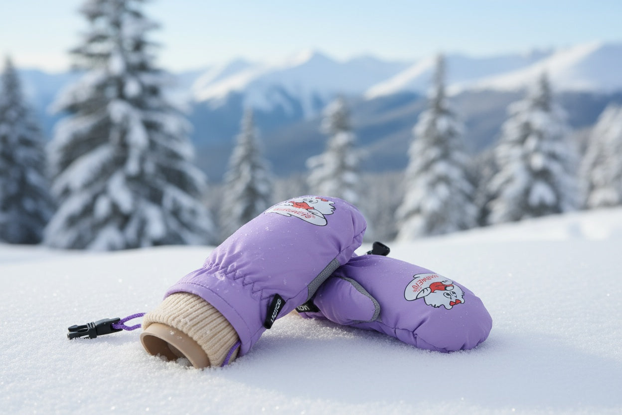Kids ski gloves C085
