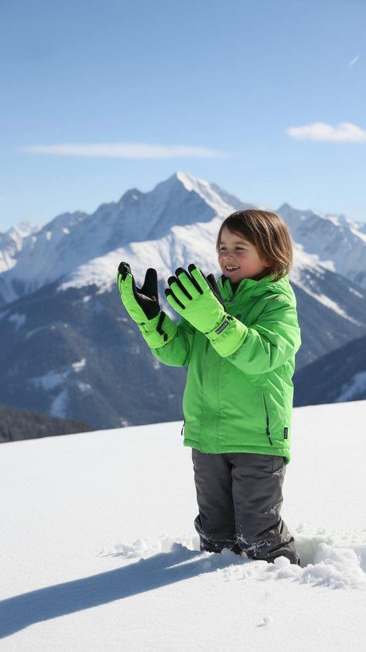 Kids ski gloves C089