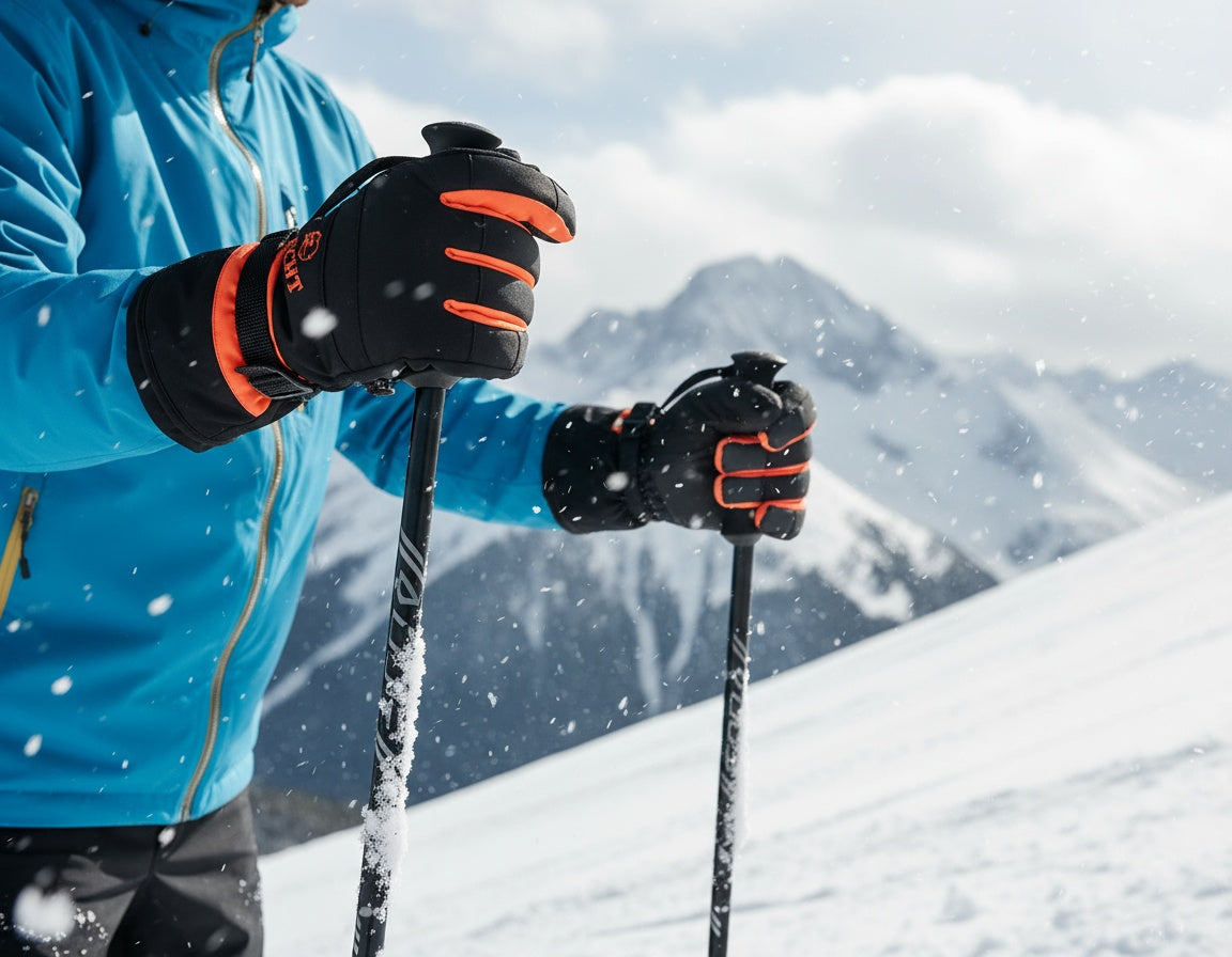 Mens ski gloves HX004-1