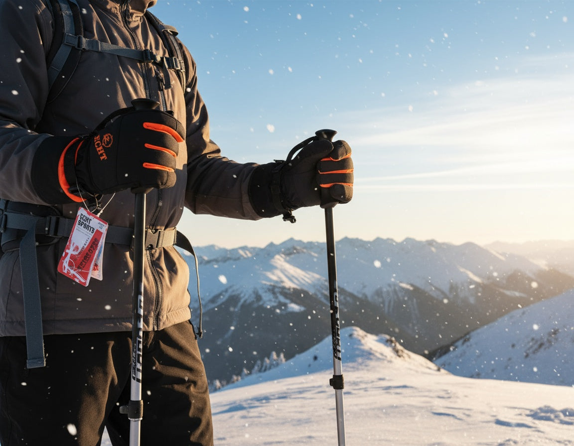 Mens ski gloves HX004-1