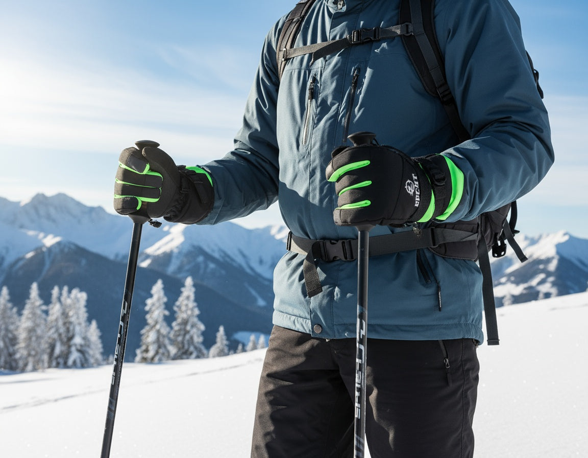 Mens ski gloves HX004-1