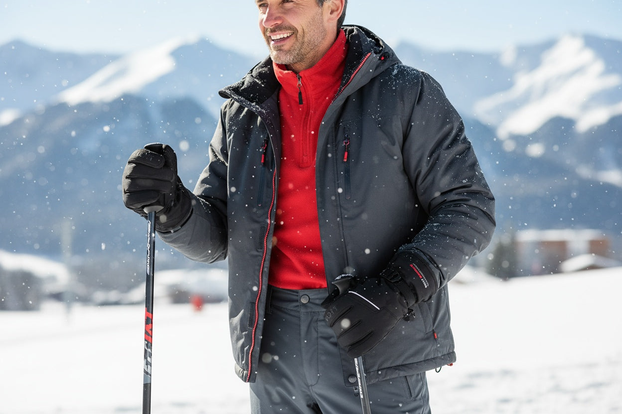 Mens ski gloves HX009