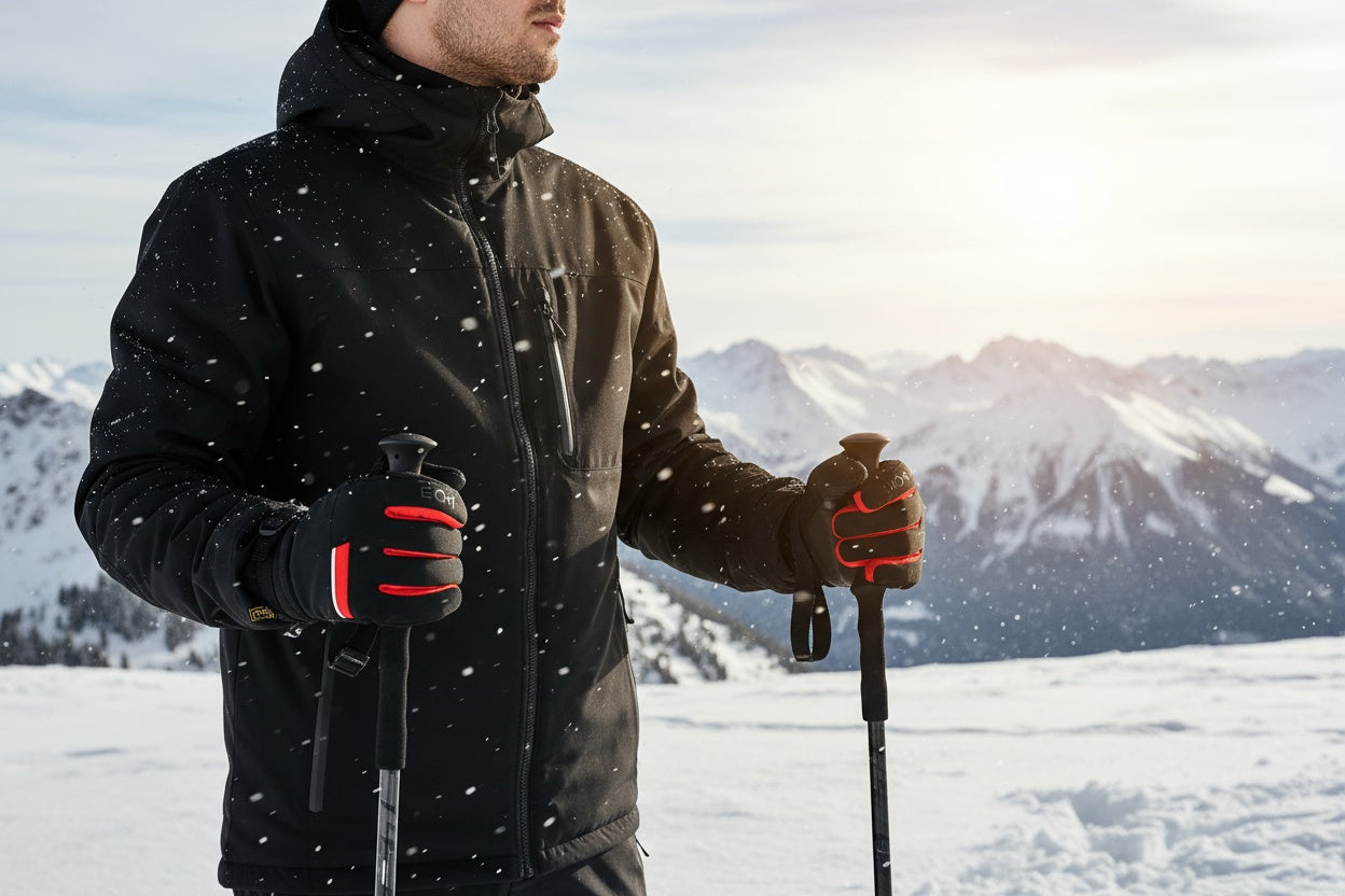 Mens ski gloves HX009