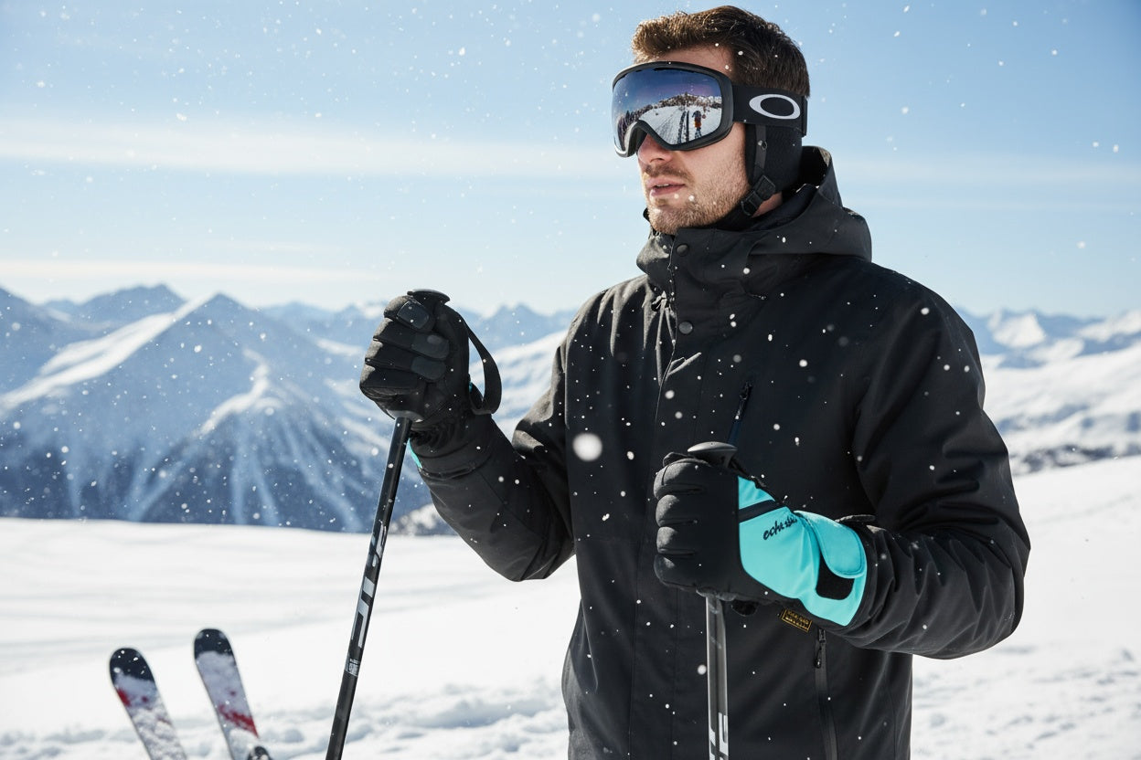 Mens ski gloves HX011-1