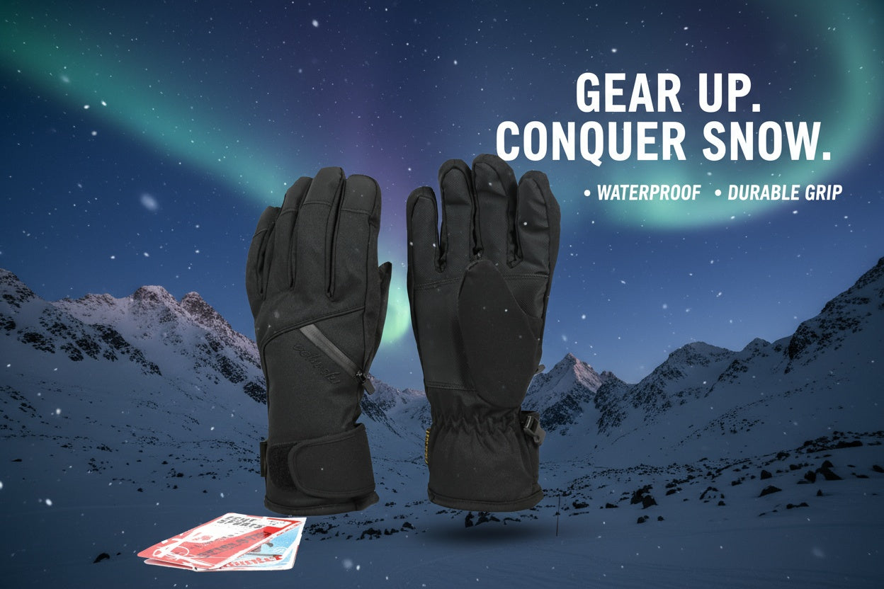 Mens ski gloves HX011-1