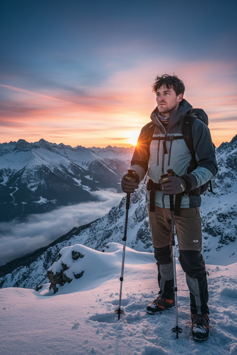 Mens ski gloves HX032