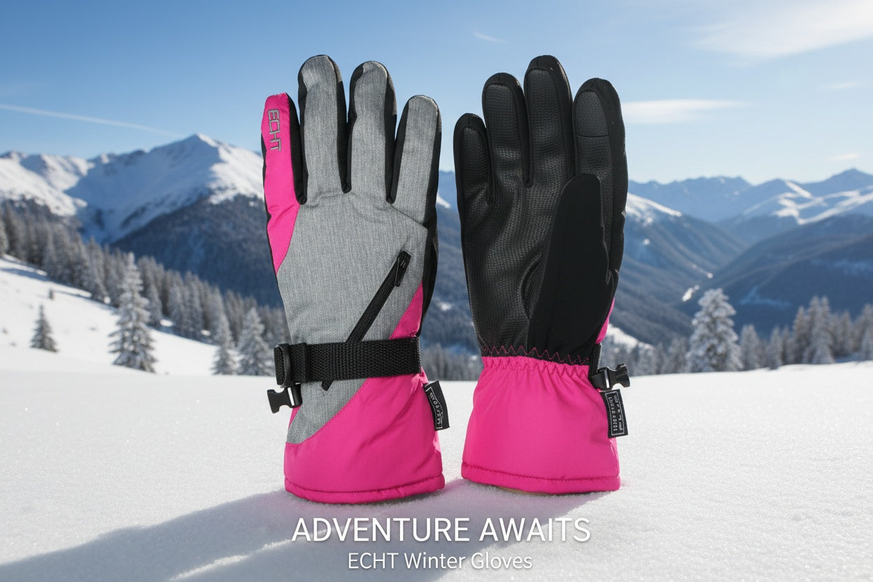 Women's ski gloves HX047