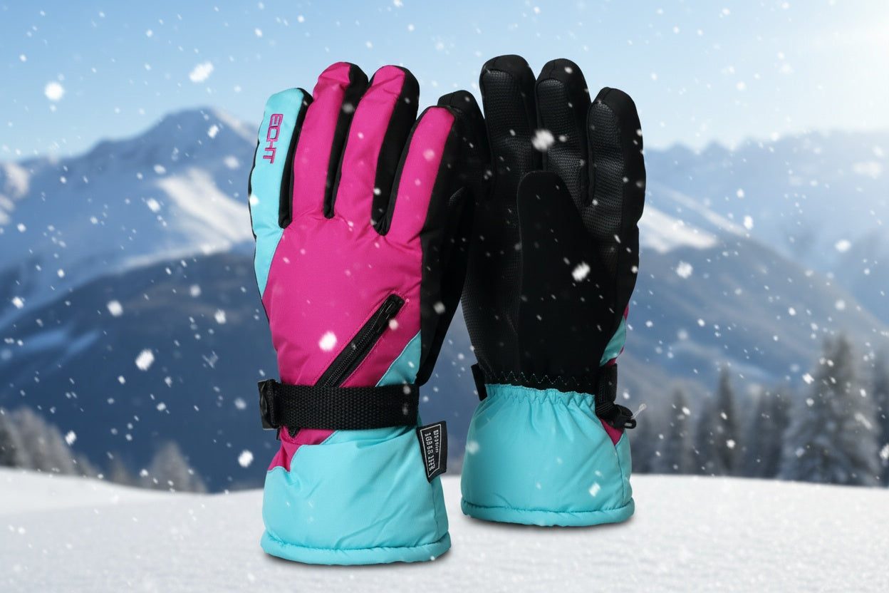 Women's ski gloves HX047