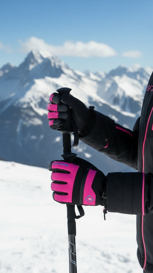 Women's ski gloves HX065