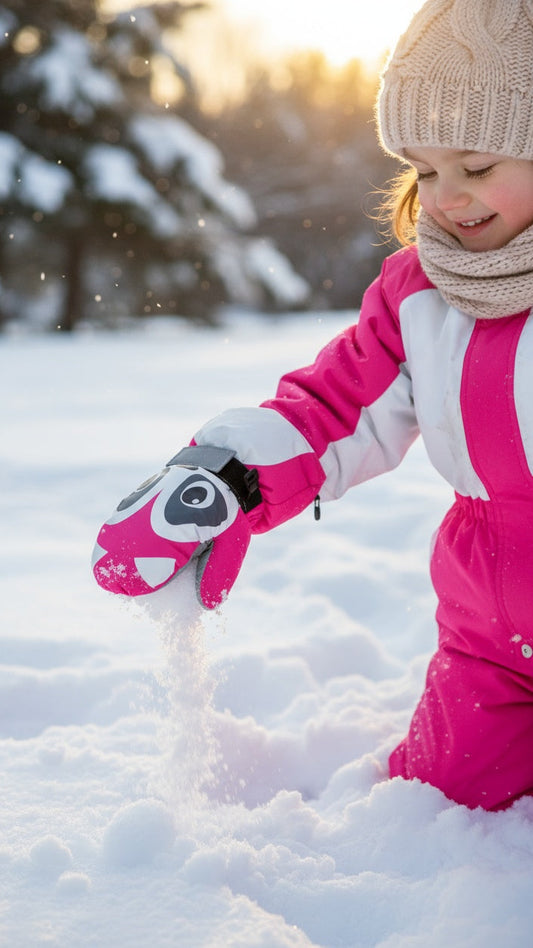 Kids ski gloves C090