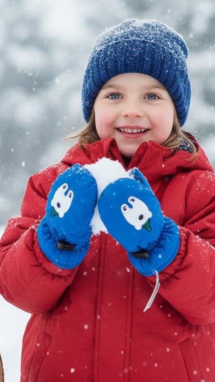 Kids ski gloves C072