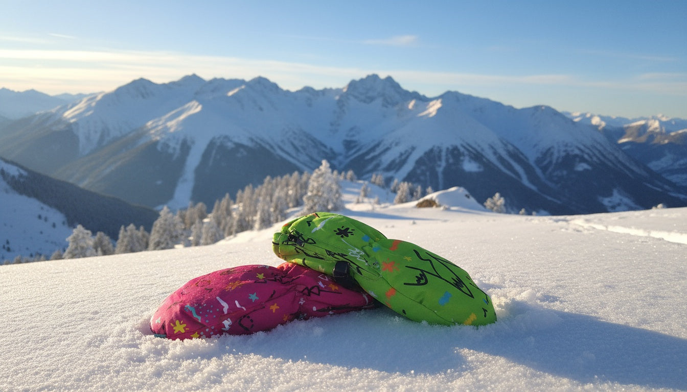 Kids ski gloves C088