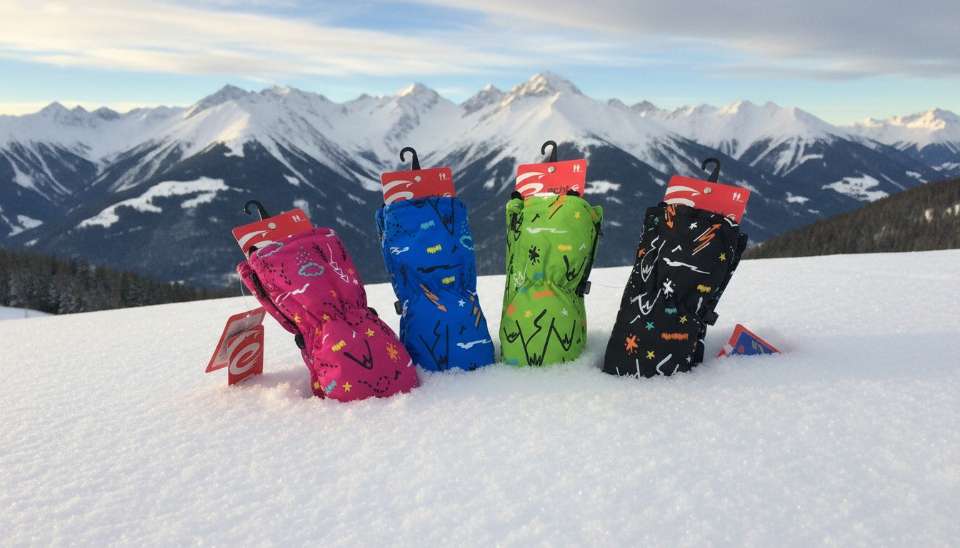Kids ski gloves C088