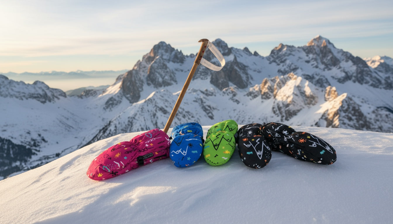 Kids ski gloves C088