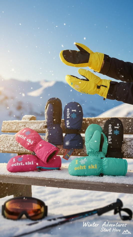 Kids ski gloves C083