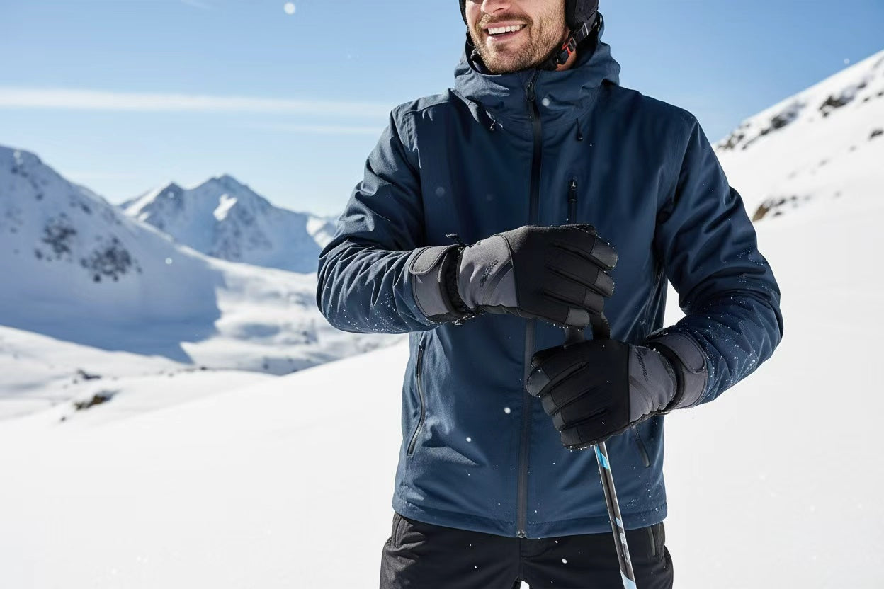 Mens ski gloves HX011-1