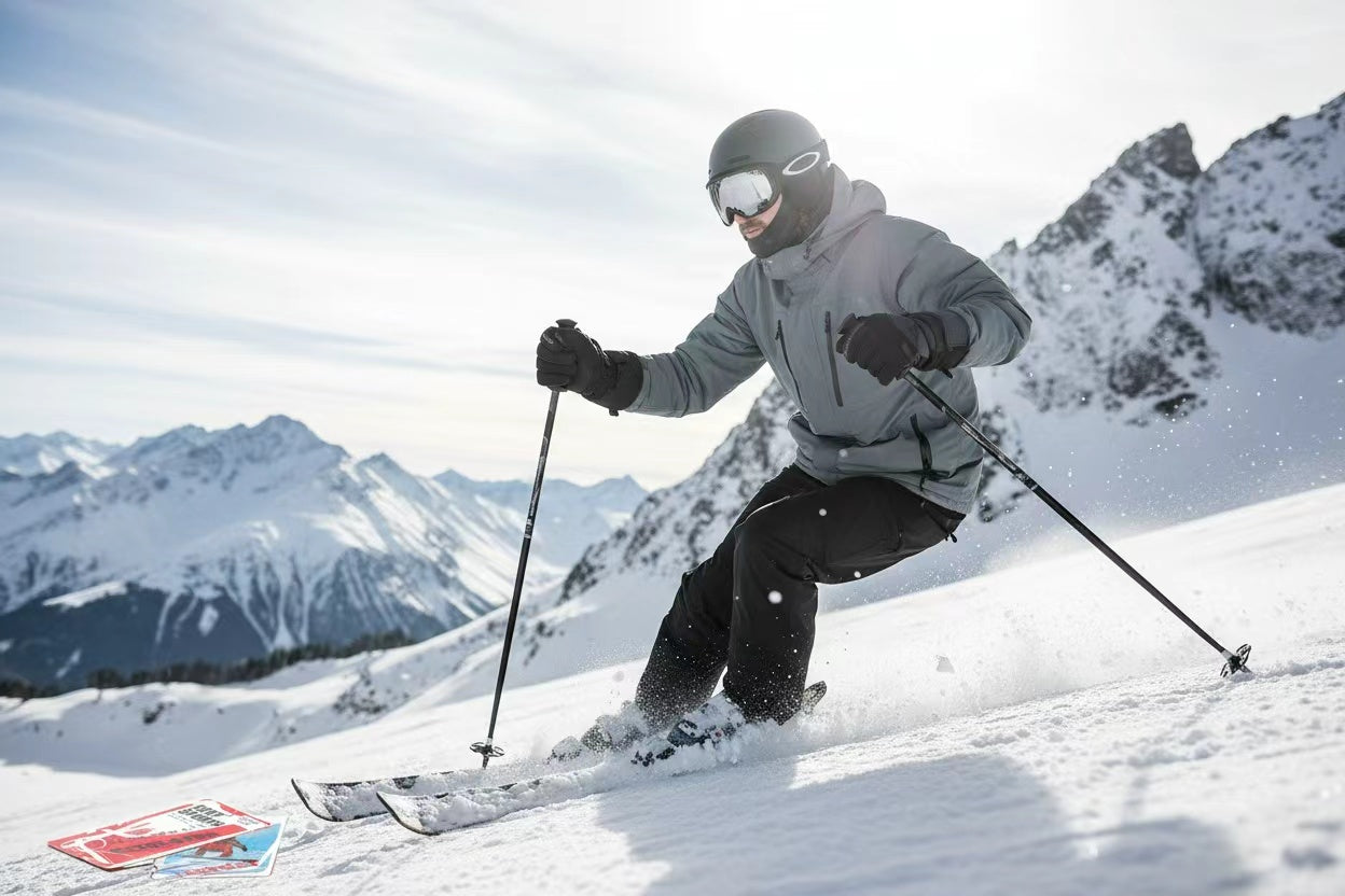 Mens ski gloves HX011-1