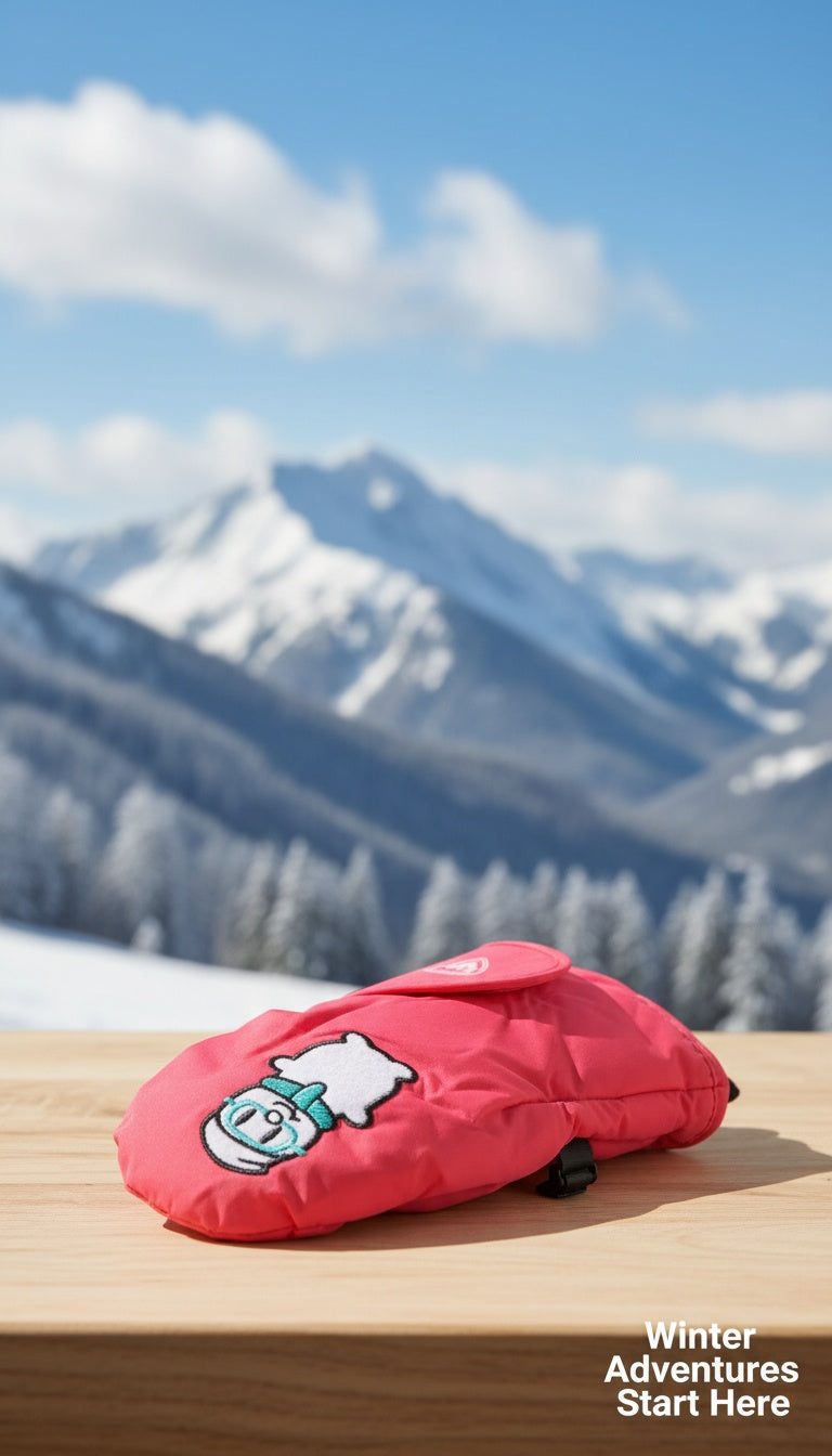 Kids ski gloves C068