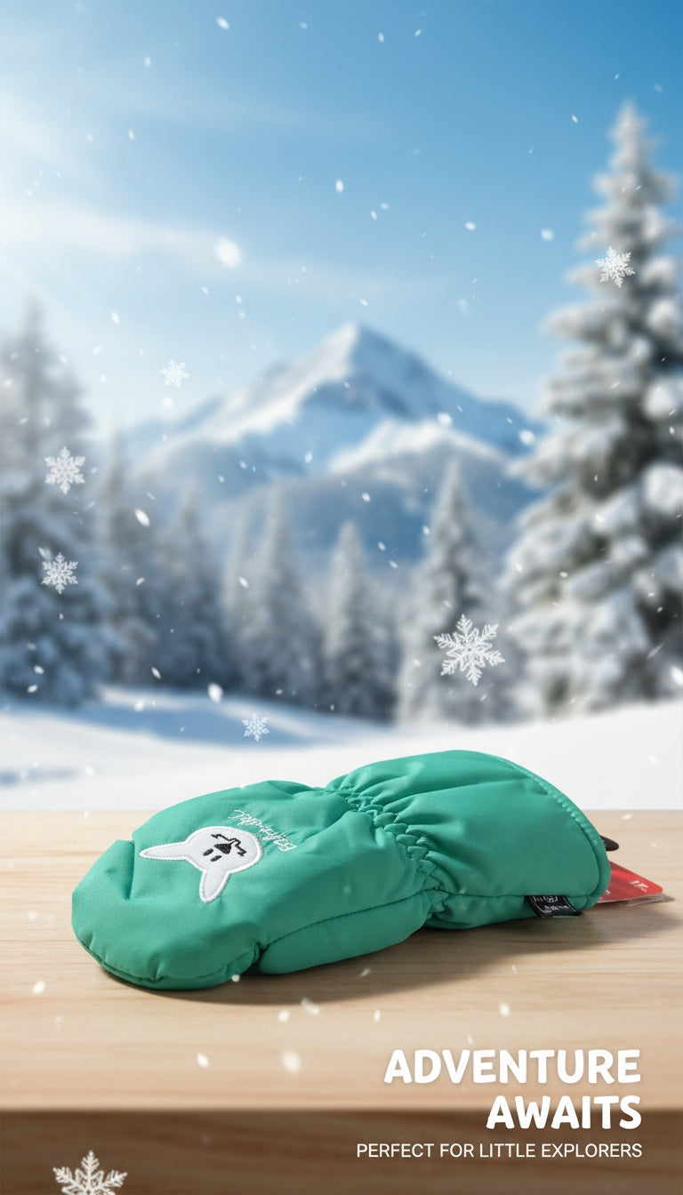 Kids ski gloves C072