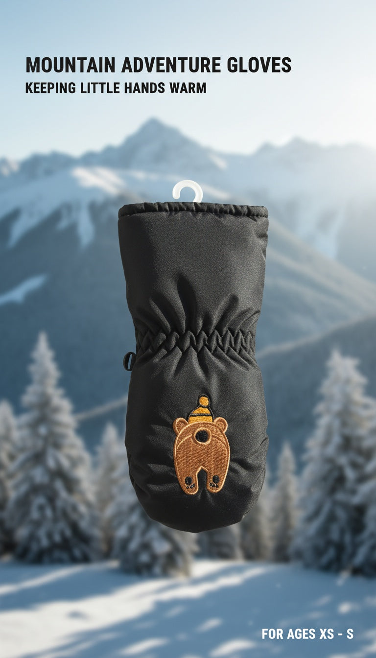 Kids ski gloves C072