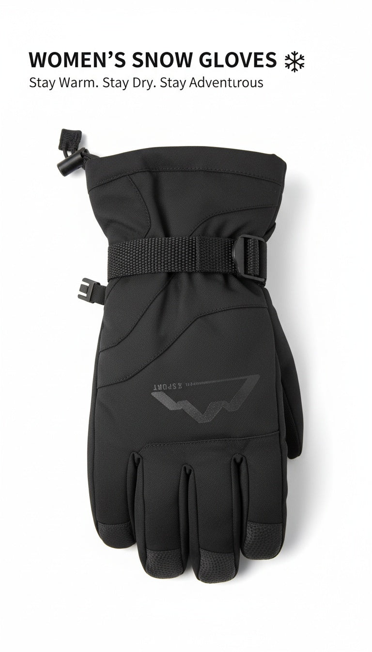 Women's ski gloves HX007
