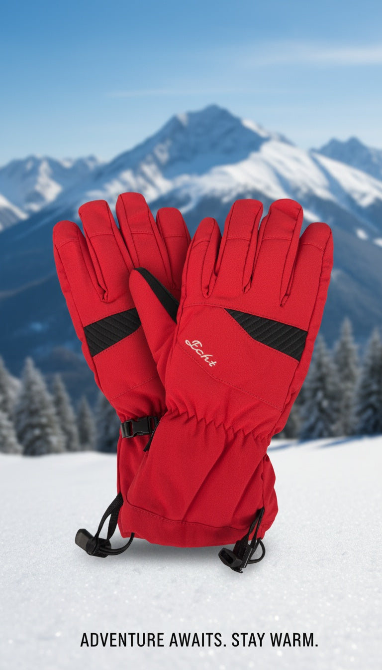 Women's ski gloves HX049