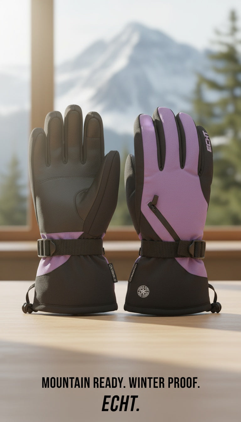 Women's ski gloves HX056